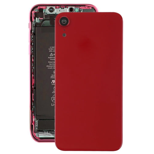 Battery Back Cover with Back Camera Bezel & Lens & Adhesive for iPhone XR, For iPhone XR (with Camera Bezel)