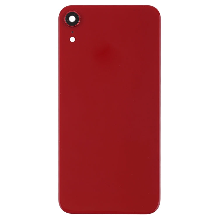 Battery Back Cover with Back Camera Bezel & Lens & Adhesive for iPhone XR, For iPhone XR (with Camera Bezel)