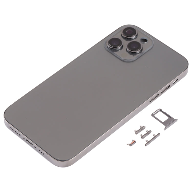 Stainless Steel Material Back Housing Cover with Appearance Imitation of iP13 Pro for iPhone XR, for iPhone XR(Black), for iPhone XR(Gold), for iPhone XR(Blue), for iPhone XR(White)