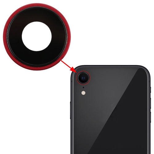 Back Camera Bezel with Lens Cover for iPhone XR, For iPhone XR(Rose Gold), For iPhone XR