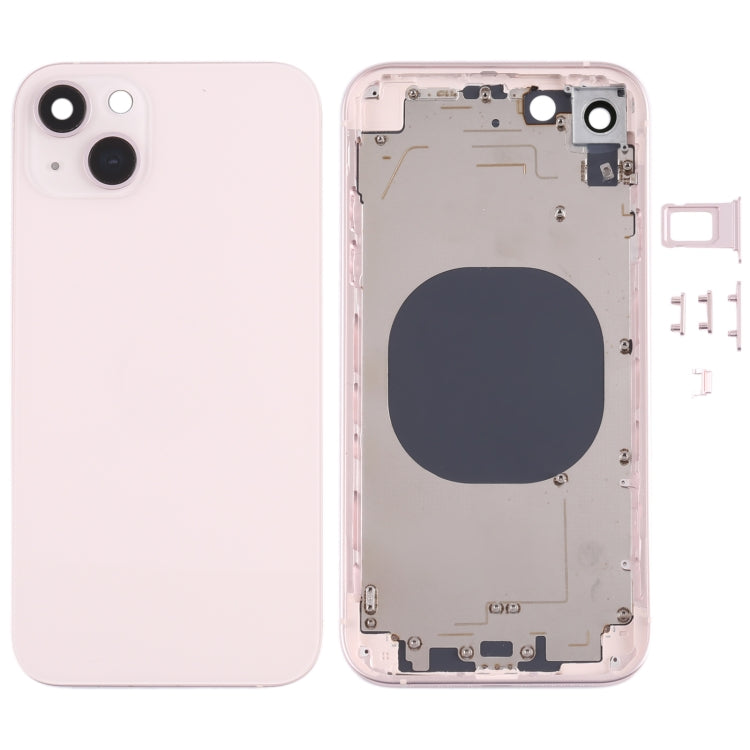Back Housing Cover with Appearance Imitation of iP13 for iPhone XR, For iPXR to i13(Blue), For iPXR to i13(Purple), For iPXR to i13(Pink), For iPXR to i13(Red), For iPXR to i13(Black), For iPXR to i13(Green), For iPXR to i13(White)