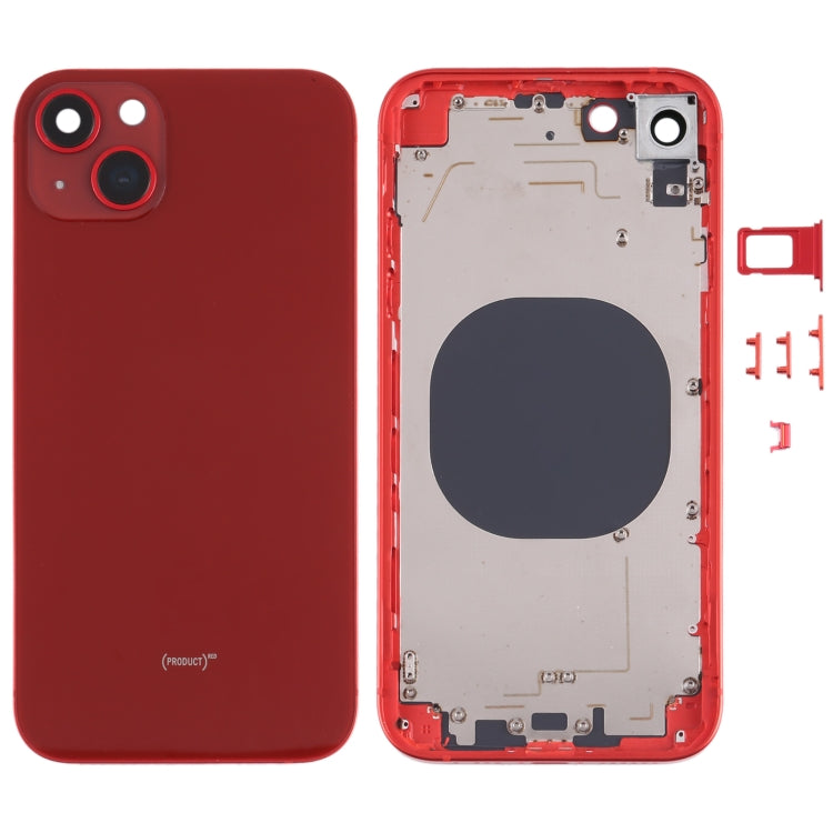 Back Housing Cover with Appearance Imitation of iP13 for iPhone XR, For iPXR to i13(Blue), For iPXR to i13(Purple), For iPXR to i13(Pink), For iPXR to i13(Red), For iPXR to i13(Black), For iPXR to i13(Green), For iPXR to i13(White)