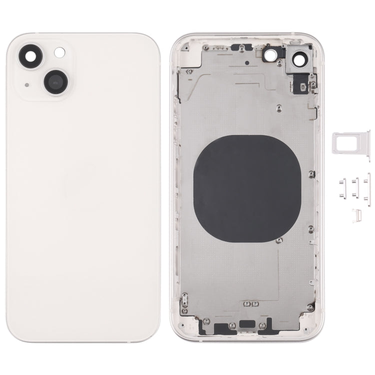 Back Housing Cover with Appearance Imitation of iP13 for iPhone XR, For iPXR to i13(Blue), For iPXR to i13(Purple), For iPXR to i13(Pink), For iPXR to i13(Red), For iPXR to i13(Black), For iPXR to i13(Green), For iPXR to i13(White)
