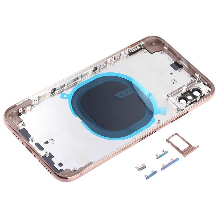 Back Cover with Camera Lens & SIM Card Tray & Side Keys for iPhone XS