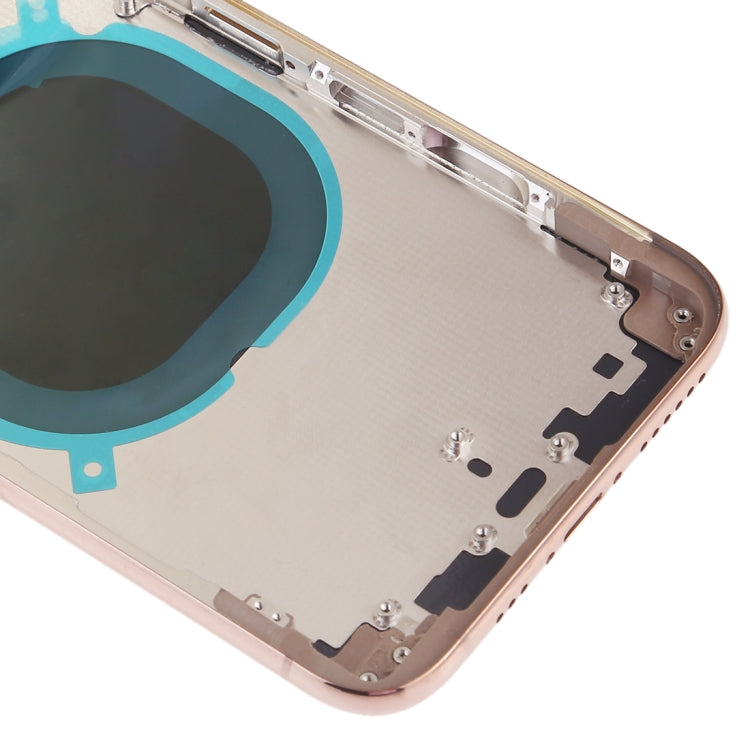 Back Cover with Camera Lens & SIM Card Tray & Side Keys for iPhone XS