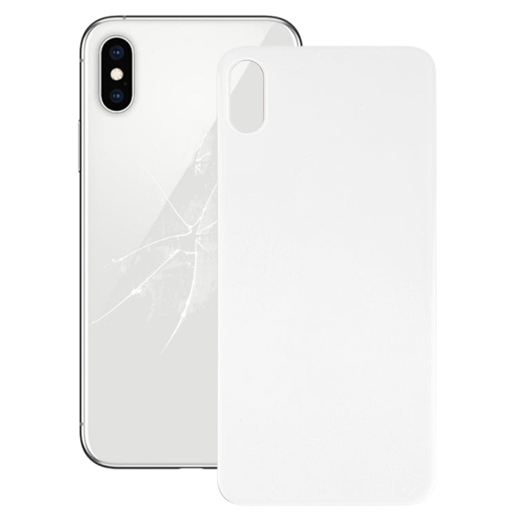 Easy Replacement Big Camera Hole Glass Back Battery Cover with Adhesive for iPhone XS