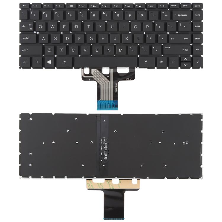 For HP Pavilion X360 14S-DK 14S-DP 14S-DQ 14S-CR 14s-CF 14-CE 14-CF 14S-DF/DK 14-CK 14-CD 14-CM 14S-DR 14S-fr US Version Keyboard with Backlight, For HP Pavilion X360 14S-DK(Black), For HP Pavilion X360 14S-DK(Silver)