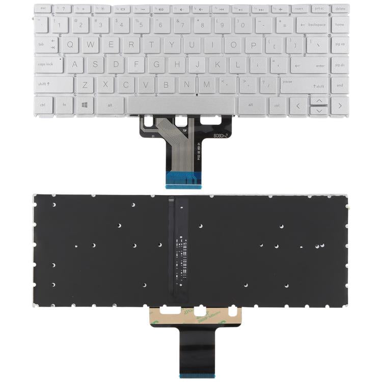 For HP Pavilion X360 14S-DK 14S-DP 14S-DQ 14S-CR 14s-CF 14-CE 14-CF 14S-DF/DK 14-CK 14-CD 14-CM 14S-DR 14S-fr US Version Keyboard with Backlight, For HP Pavilion X360 14S-DK(Black), For HP Pavilion X360 14S-DK(Silver)