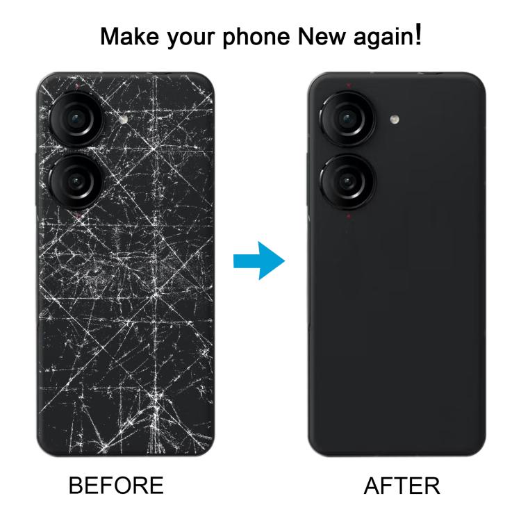 For Asus Zenfone 10 AI2302 Leather Material Battery Back Cover