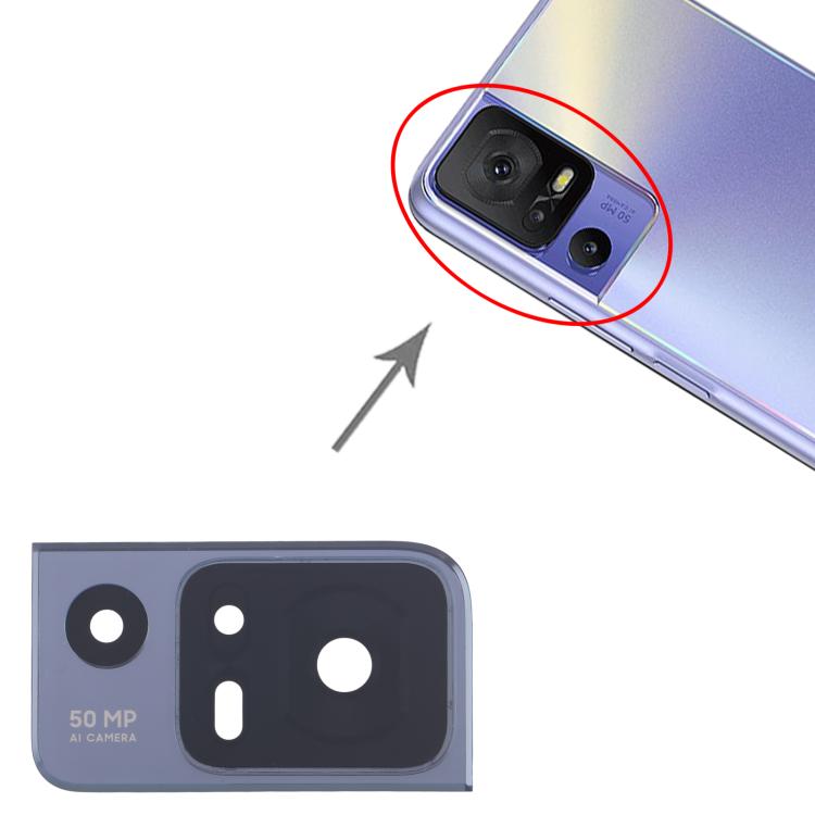 For TCL 40 SE T610K OEM Back Camera Lens