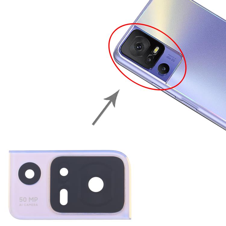 For TCL 40 SE T610K OEM Back Camera Lens, For TCL 40 SE