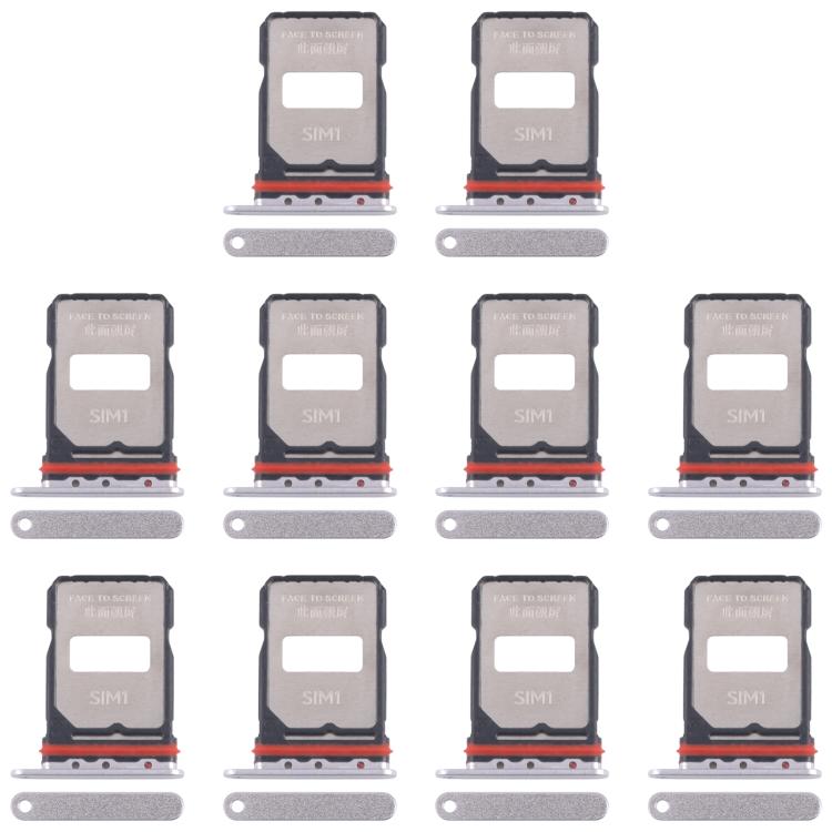 For Xiaomi Poco F7 Pro 10pcs Original SIM Card Tray + SIM Card Tray, For Xiaomi Poco F7 Pro(Original)