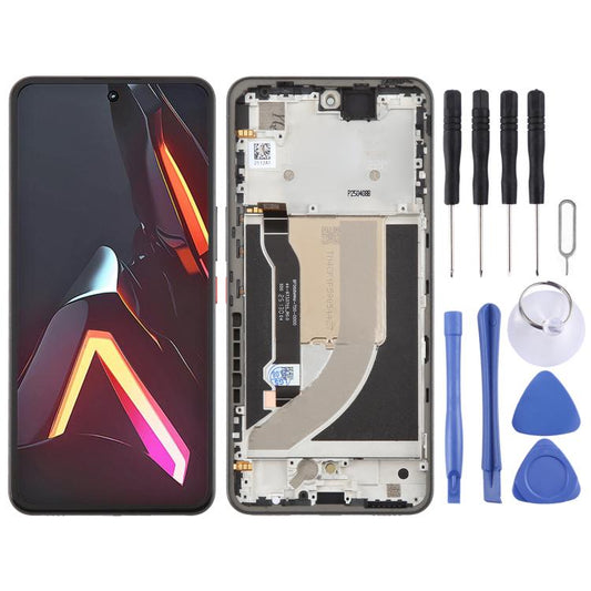 For ZTE nubia Neo 3 GT Original Disassembled LCD Screen Digitizer Full Assembly with Frame