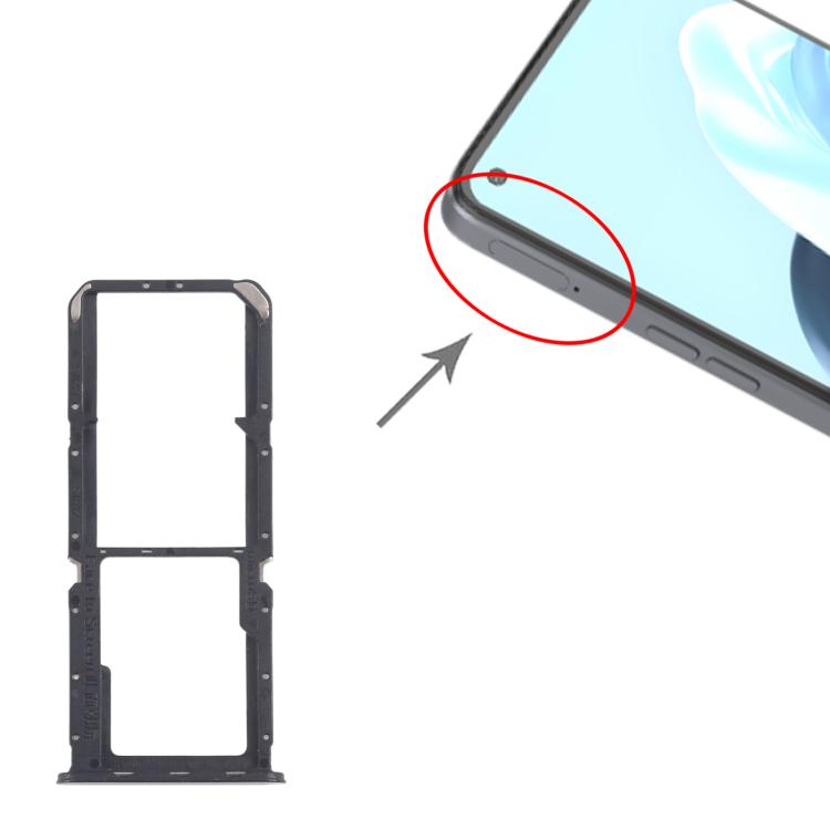 For OPPO Reno7 4G CPH2363 10pcs Original SIM Card Tray + SIM Card Tray + Micro SD Card Tray