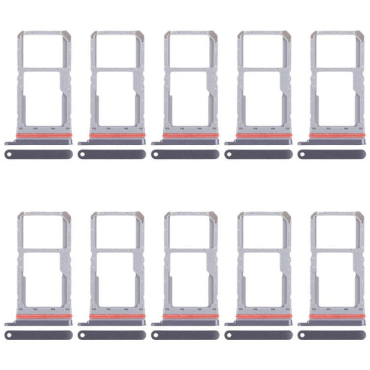For Realme 13 5G RMX3951 10pcs Original SIM Card Tray + SIM Card Tray / Micro SD Card Tray