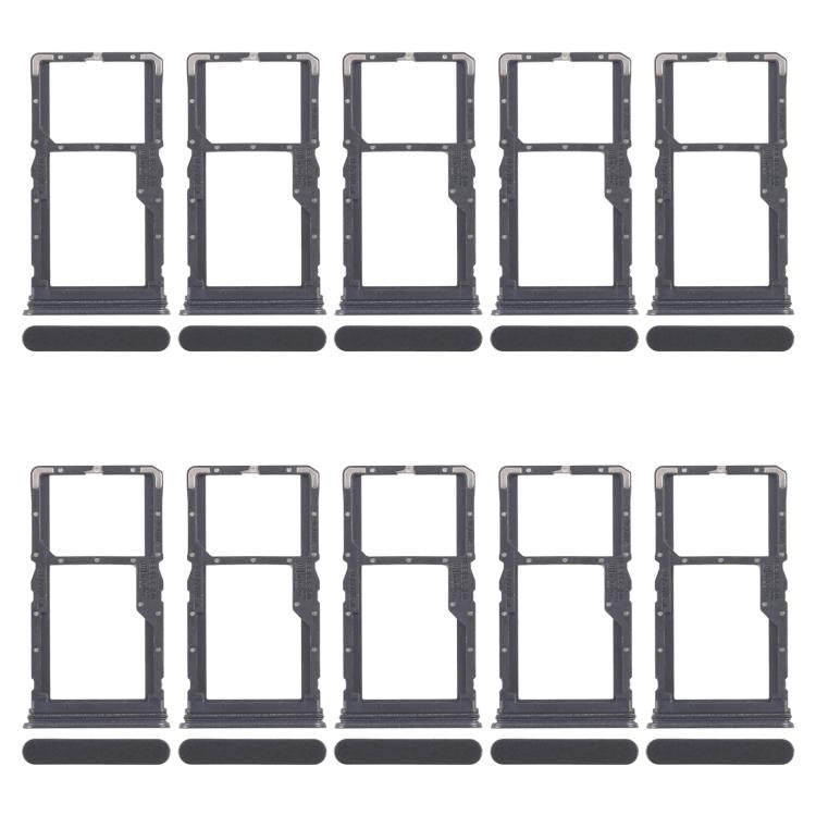 For Realme 10 Pro 5G RMX3663 RMX3660 RMX3661 10pcs Original SIM Card Tray + SIM Card Tray / Micro SD Card Tray