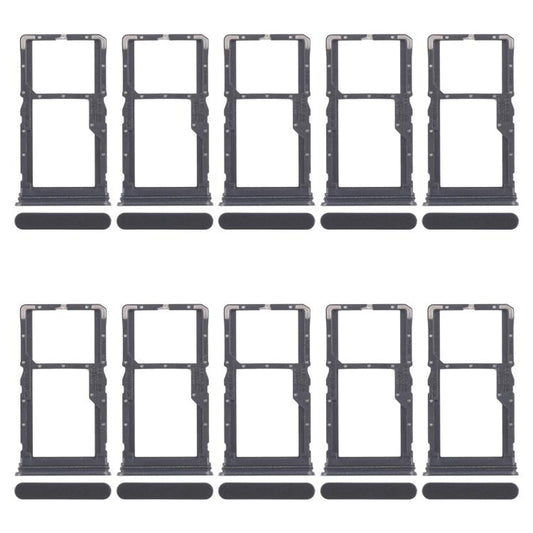 For Realme 10 Pro 5G RMX3663 RMX3660 RMX3661 10pcs Original SIM Card Tray + SIM Card Tray / Micro SD Card Tray