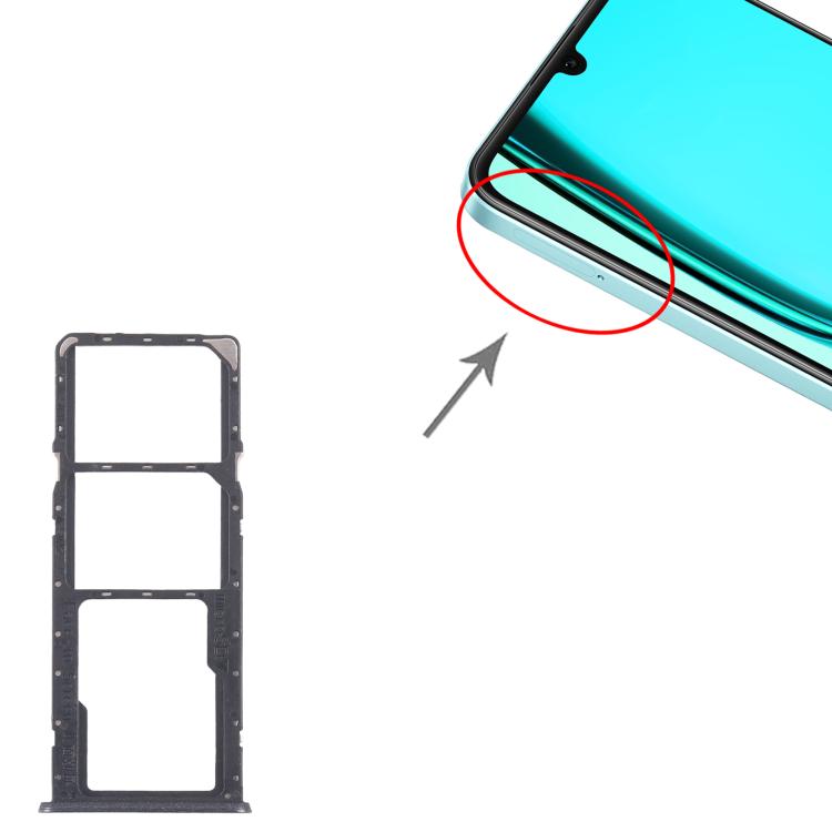 For Realme C51s CPH2641 10pcs Original SIM Card Tray + SIM Card Tray + Micro SD Card Tray