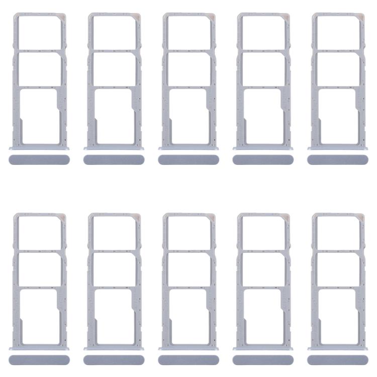 For Realme C63 4G 10pcs Original SIM Card Tray + SIM Card Tray + Micro SD Card Tray, For Realme C63 4G(Original)