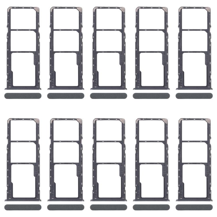 For Realme C61 4G RMX3939 RMX3930 10pcs Original SIM Card Tray + SIM Card Tray + Micro SD Card Tray