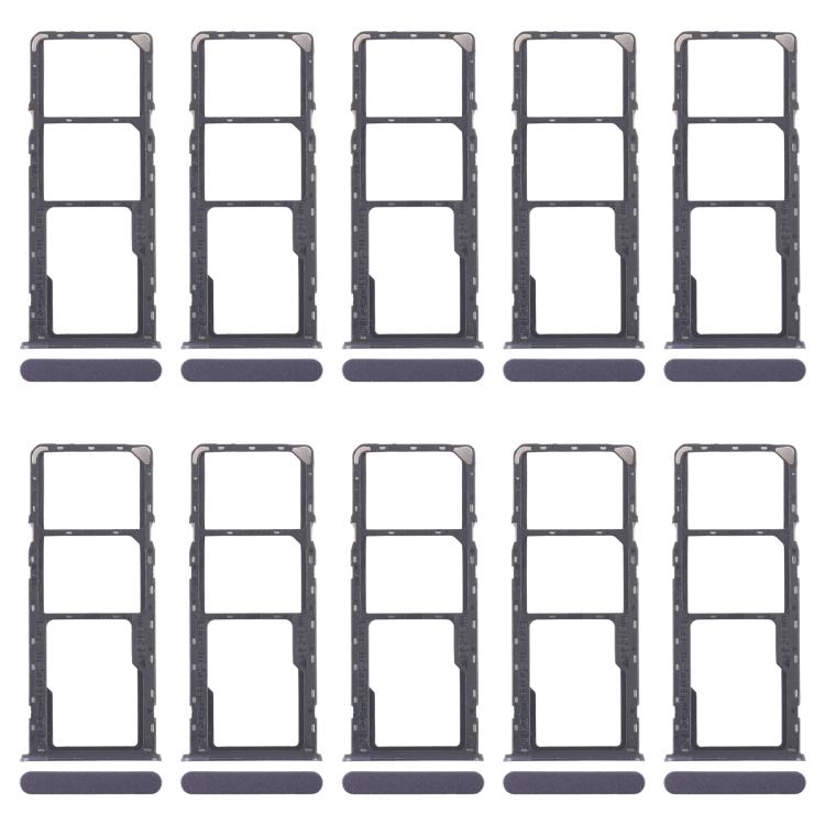 For Realme Narzo N63 4G 10pcs Original SIM Card Tray + SIM Card Tray + Micro SD Card Tray