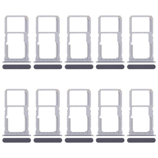 For Realme 14x India 10pcs Original SIM Card Tray + SIM Card Tray / Micro SD Card Tray