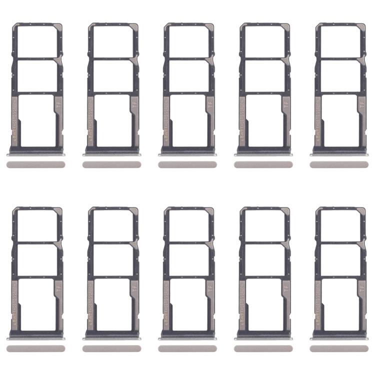 For Xiaomi Poco C75 10pcs Original SIM Card Tray + SIM Card Tray + Micro SD Card Tray