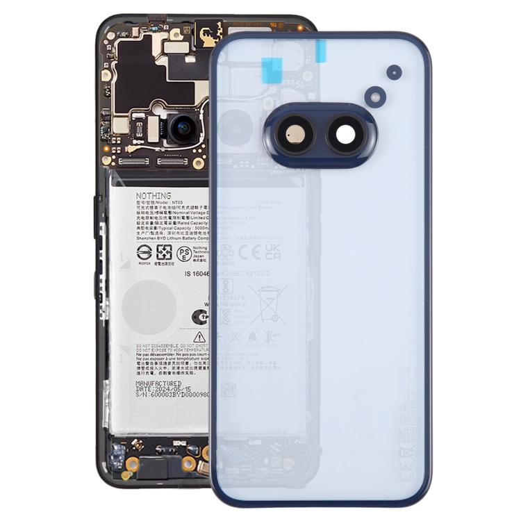 For Nothing Phone 2a Plus Original Transparent Back Cover with Camera Lens Cover