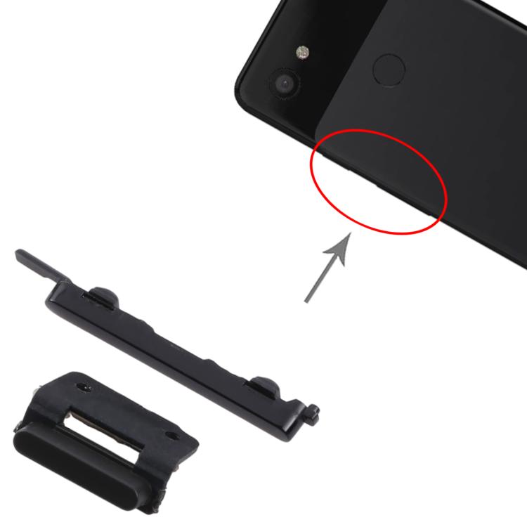 For Google Pixel 3a XL 1set Original Power Button + Volume Control Button, For Google Pixel 3a XL(Original)