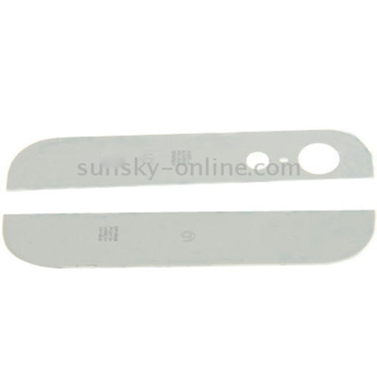 OEM Version Back Cover Top & Bottom Glass Lens for iPhone 5 (Golden), OEM For iPhone 5 White