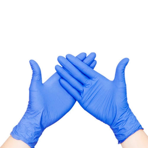 100 PCS AMMEX Durable Disposable Nitrile Rubber Gloves, Size: M