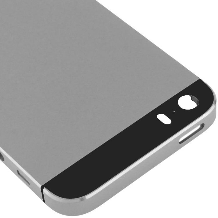 Full Housing Alloy Back Cover with Mute Button + Power Button + Volume Button + Nano SIM Card Tray for iPhone 5S, For iPhone 5S