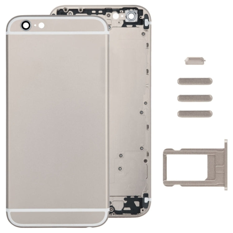 Full Assembly Housing Cover for iPhone 6, Including Back Cover & Card Tray & Volume Control Key & Power Button & Mute Switch Vibrator Key, For iPhone 6(with side kyes)