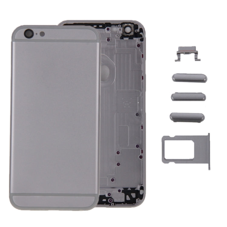 6 in 1 for iPhone 6 Plus (Back Cover + Card Tray + Volume Control Key + Power Button + Mute Switch Vibrator Key + Sign) Full Assembly Housing Cover, For 6 Plus, For iPhone 6 Plus(6 in 1), For iPhone 6 Plus (6 in 1)