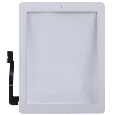 (Controller Button + Home Key Button PCB Membrane Flex Cable + Touch Panel Installation Adhesive) Touch Panel for New iPad (iPad 3), For New iPad+Adhesive, For New iPad + Adhesive