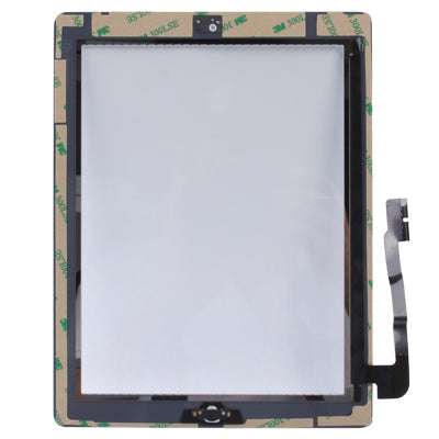 (Controller Button + Home Key Button PCB Membrane Flex Cable + Touch Panel Installation Adhesive) Touch Panel for New iPad (iPad 3), For New iPad+Adhesive, For New iPad + Adhesive