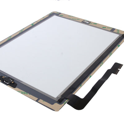 (Controller Button + Home Key Button PCB Membrane Flex Cable + Touch Panel Installation Adhesive) Touch Panel for New iPad (iPad 3), For New iPad+Adhesive, For New iPad + Adhesive