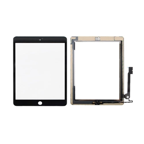 Controller Button + Home Key Button PCB Membrane Flex Cable + Touch Panel Installation Adhesive Touch Panel for iPad 4