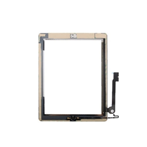 Controller Button + Home Key Button PCB Membrane Flex Cable + Touch Panel Installation Adhesive Touch Panel for iPad 4