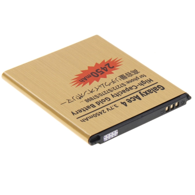 2450mAh High Capacity Business Replacement Battery for Galaxy Ace 4 / S7272 / S7270 / S7898, S7272 Gold 2450mAh