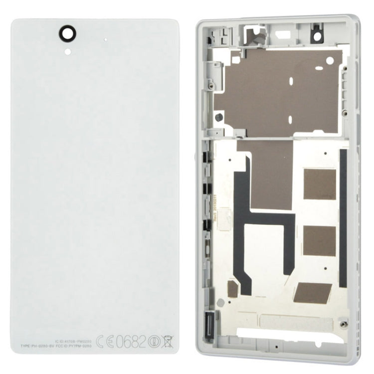High Quality Middle Board + Battery Back Cover for Sony L36H, For Xperia Z / L36h