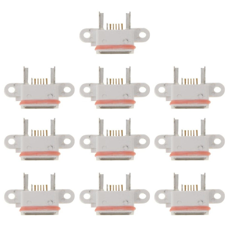 10 PCS Charging Port Dock Connector for Xiaomi Mi 4, For Xiaomi Mi 4, For Xiaomi Mi 4(White)