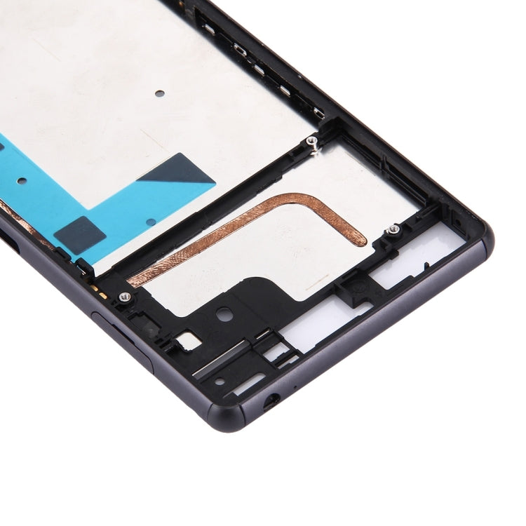 Front Housing LCD Frame Bezel Plate for Sony Xperia Z3 / L55w / D6603, For Xperia Z3