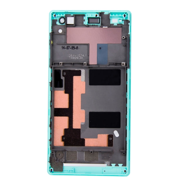 Front Housing with Adhesive for Sony Xperia C3, For Xperia C3(Green), For Xperia C3(Black), For Xperia C3(White)
