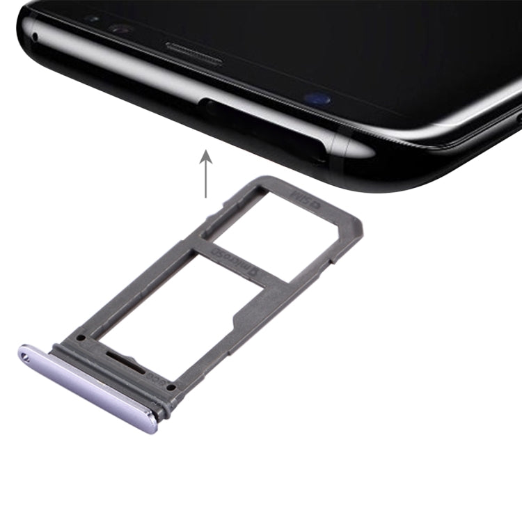 For Galaxy S8 SIM Card Tray + Micro SD Tray, For Galaxy S8, For Samsung Galaxy S8, For Galaxy S8 Pink, For Galaxy S8 Grey
