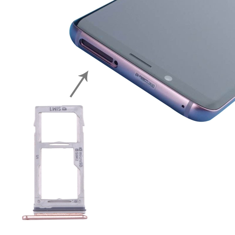 For Galaxy S9+ / S9 SIM & SIM / Micro SD Card Tray, For Samsung Galaxy S9+ / S9 (Double), For Galaxy S9+ / S9(Double SIM), For S9+ / S9 (Double), For Galaxy S9+ / S9