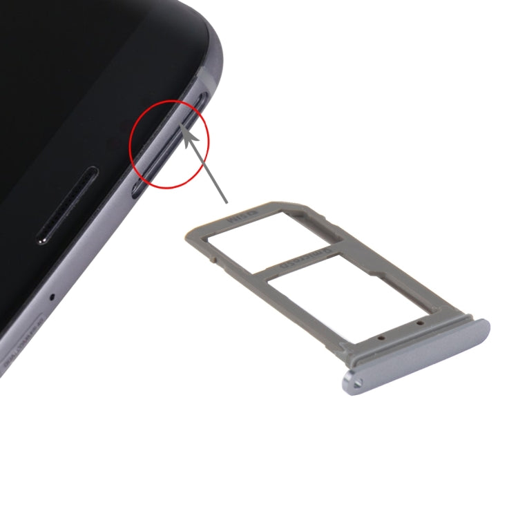 For Galaxy S7 Edge / G935 SIM Card Tray and Micro SD Card Tray, For Samsung Galaxy S7 Edge, For Galaxy S7 Edge, For Samsung Galaxy S7 Edge / G935