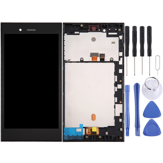 LCD Screen and Digitizer Full Assembly with Frame for BlackBerry Z3