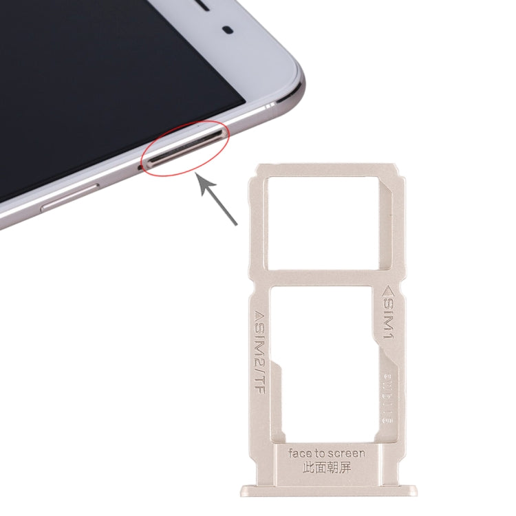 For OPPO R9sk SIM Card Tray + SIM Card Tray / Micro SD Card Tray, OPPO R9sk, For OPPO R9sk