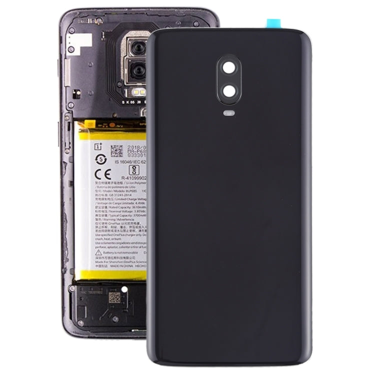 For OnePlus 6T Original Battery Back Cover with Camera Lens